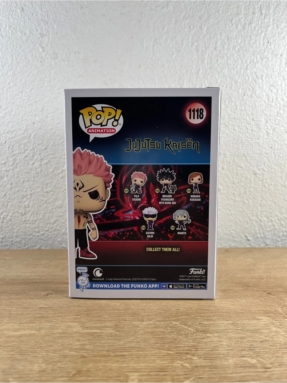 Ryomen Sukuna Funko Pop #1118 Galactic Jujutsu Kaisen Common Vaulted NEAR MINT